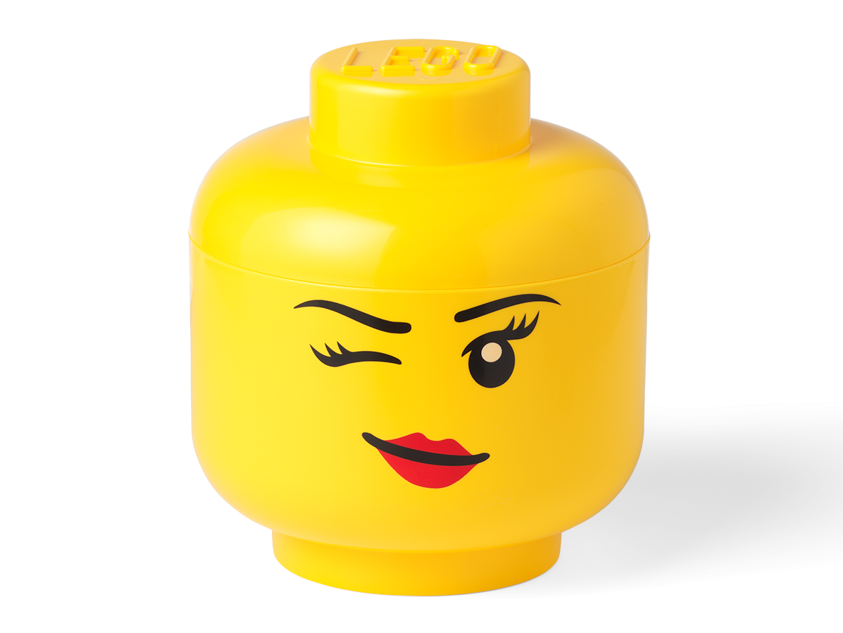 LEGO STORAGE HEAD LARGE BOYS BRAND NEW IN BOX FREE P&P